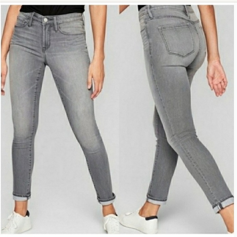 Athlete sculptek gray skinny jeans size 14